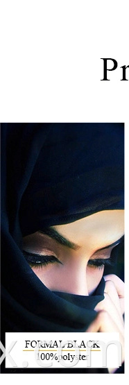 islamic muslim 100% polyester british linen fabric with formal black